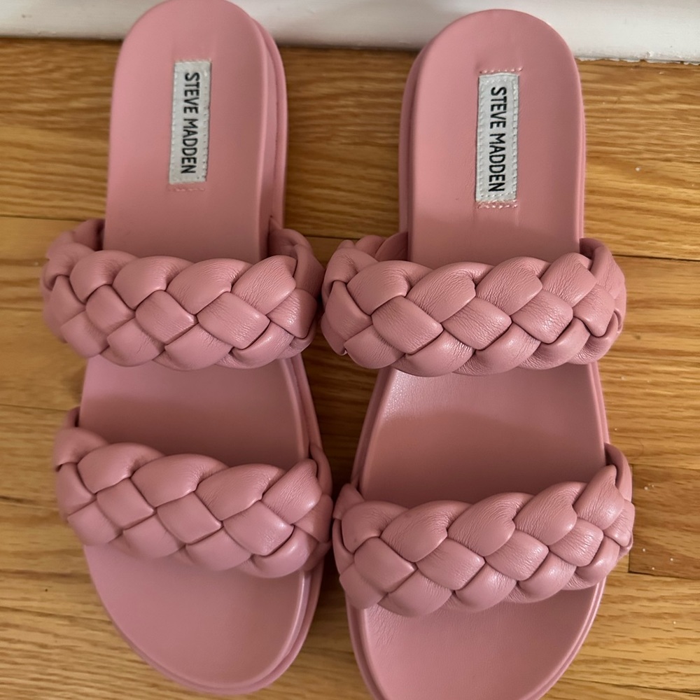 Steve Madden Braided Sandal.